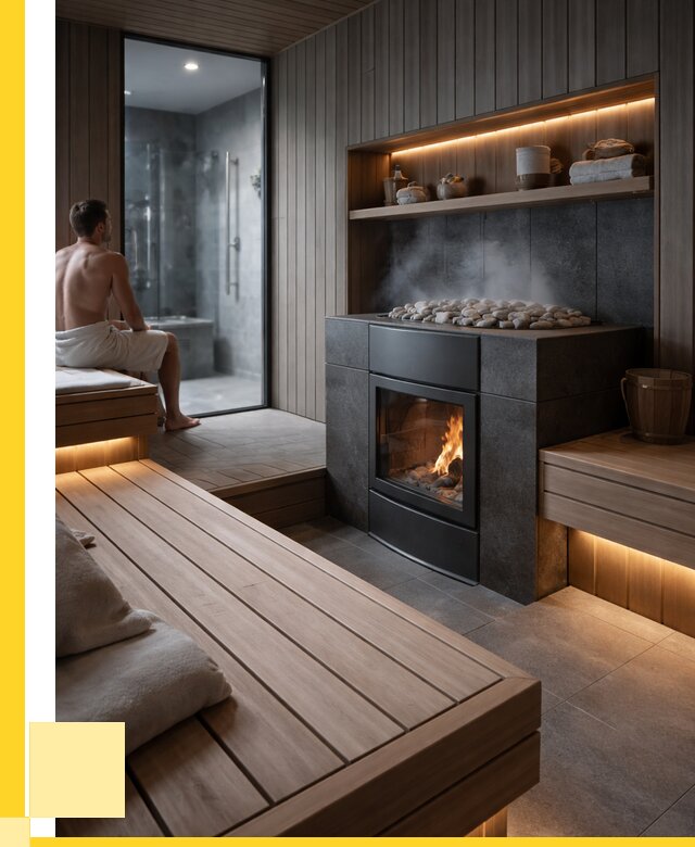 Проект сауны в частном доме в Прохладном от 37916 р. | ЭриданПрх