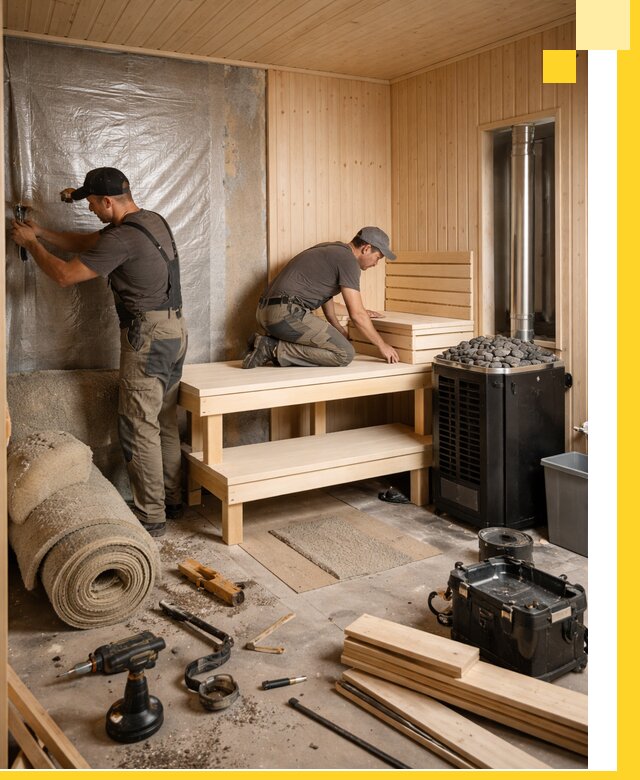 Проекты саун под ключ в Прохладном дизайн и строительство