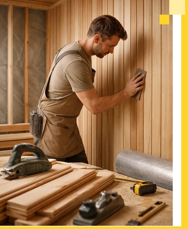 Профессиональная отделка саун и парных под ключ в Прохладном