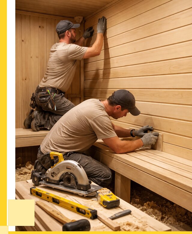 Обшивка саун вагонкой в Прохладном от 2708 р. | ЭриданПрх