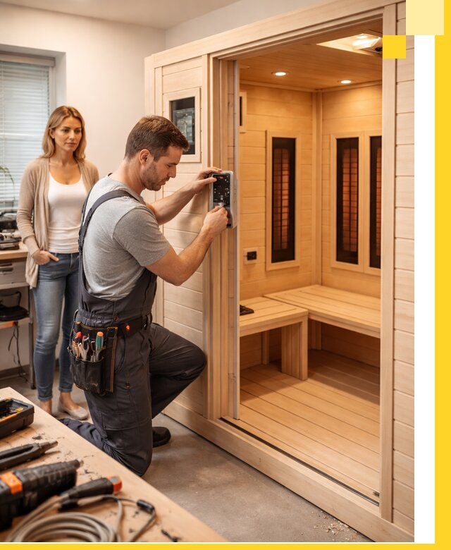 Инфракрасные сауны под ключ в Прохладном продажа и установка