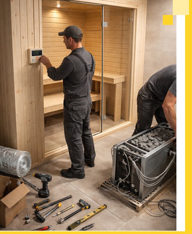 Поставка, установка и монтаж электрических саун в Прохладном