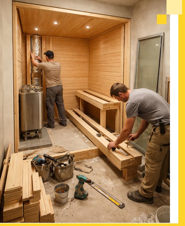 Проектирование и установка домашних саун под ключ в Прохладном