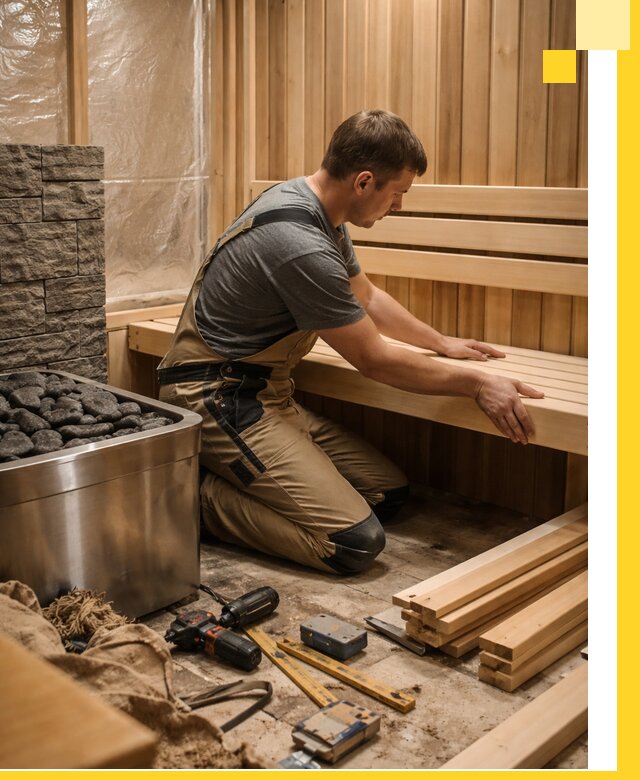 Сауны для дома под ключ с проектированием и монтажом в Прохладном