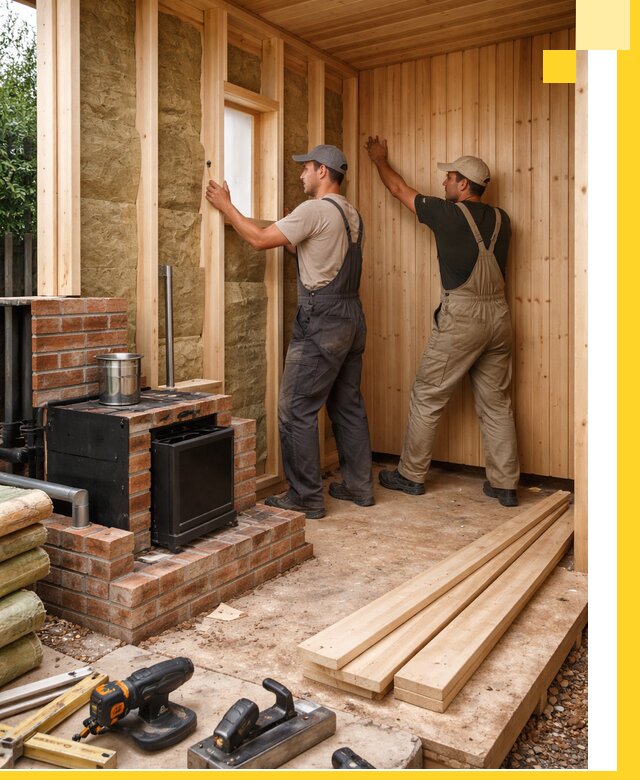 Строительство и установка дачных саун под ключ в Прохладном