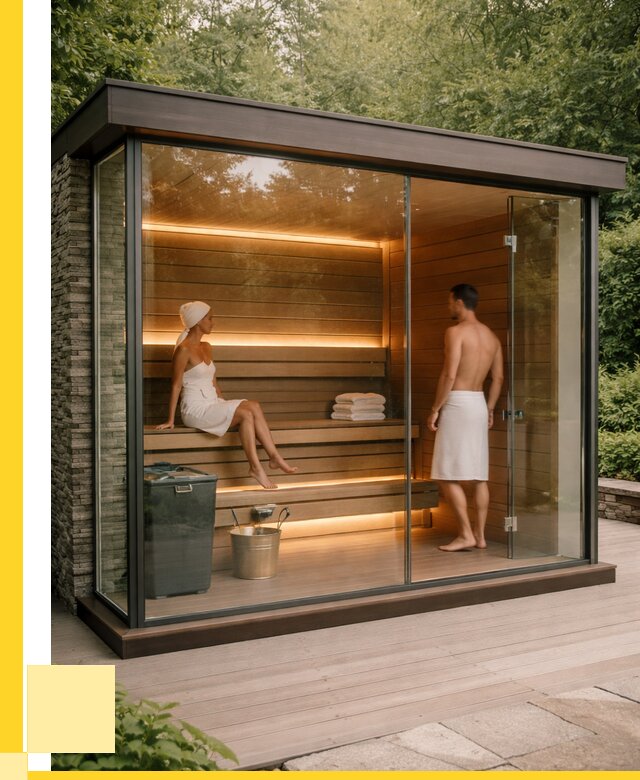 Сауна стеклянная и двери для сауны в Прохладном от 270825 р. | ЭриданПрх