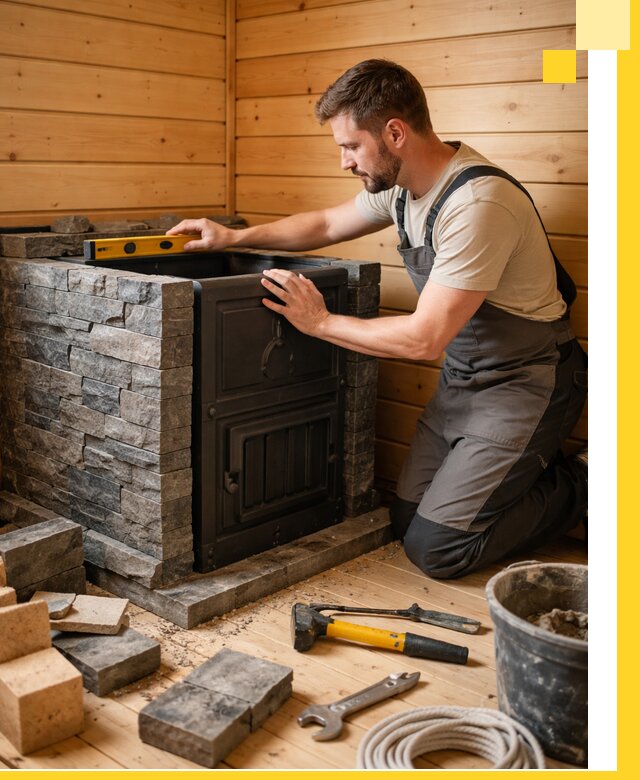 Производство и установка печей для саун под ключ в Прохладном