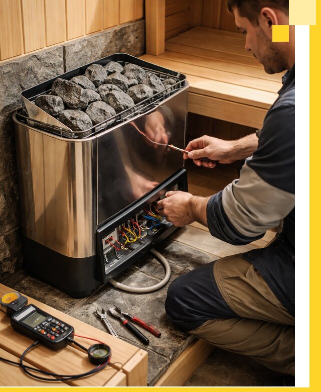 Продажа и установка электрокаменок для саун в Прохладном