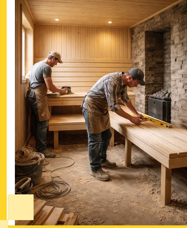 Отделка бани в Прохладном: внутренняя отделка от 3250 р. | ЭриданПрх