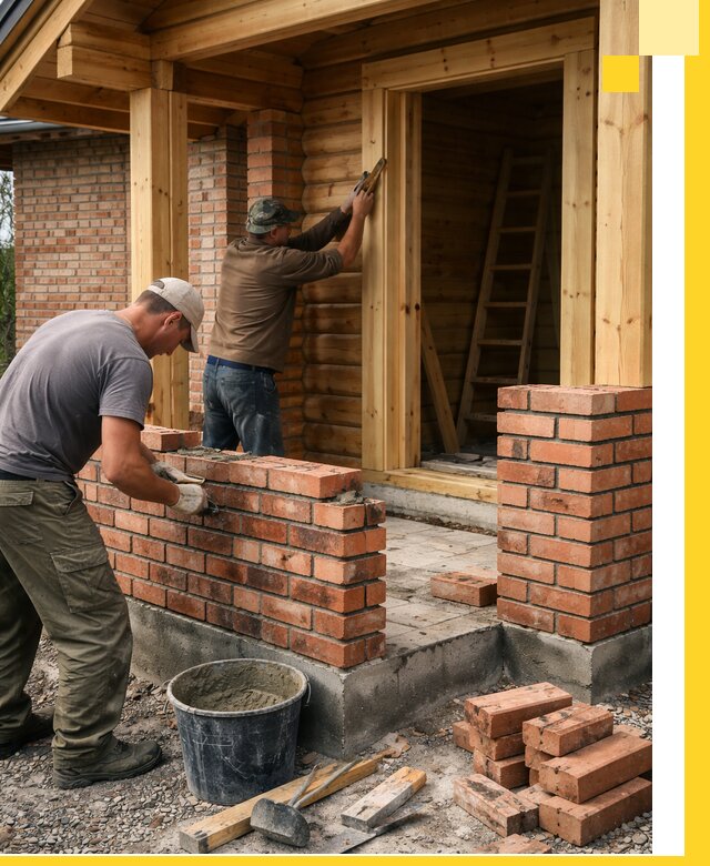 Строительство кирпичных бань под ключ в Прохладном с гарантией качества