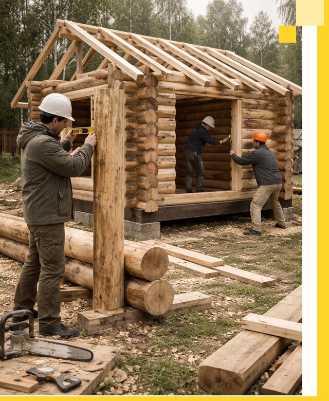 Строительство бань для дачи под ключ в Прохладном с доставкой и монтажом