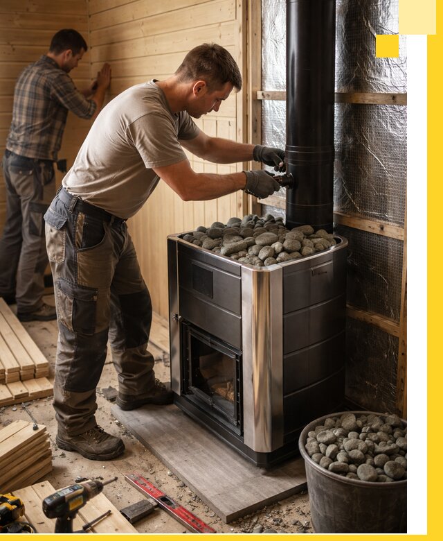 Проектирование и строительство парилок для бани в Прохладном под ключ