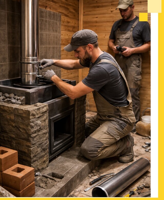 Изготовление и установка банных печей под ключ в Прохладном