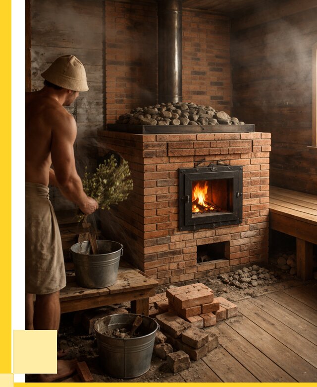Кирпичные банные печи в Прохладном от 97497 р. | ЭриданПрх