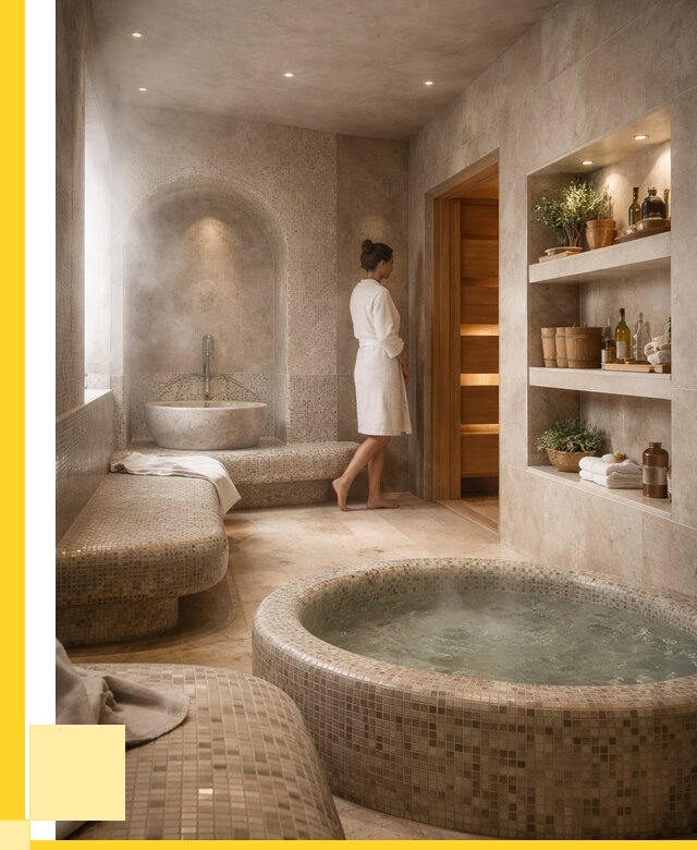 Строительство бани с хамамом в Прохладном от 812475 р. | ЭриданПрх