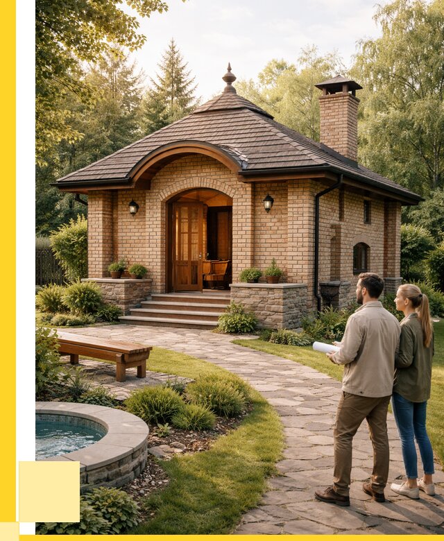 Проект кирпичной бани в Прохладном от 32499 р. | ЭриданПрх