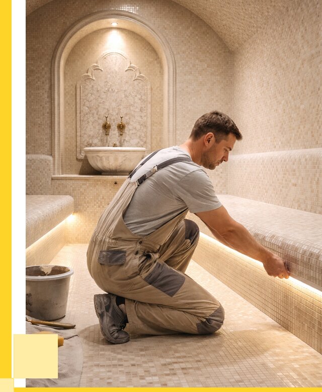 Отделка хамамов под ключ в Прохладном от 5958 р. | ЭриданПрх