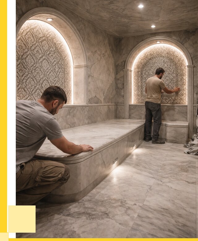 Турецкие бани под ключ в Прохладном от 270825 р. | ЭриданПрх