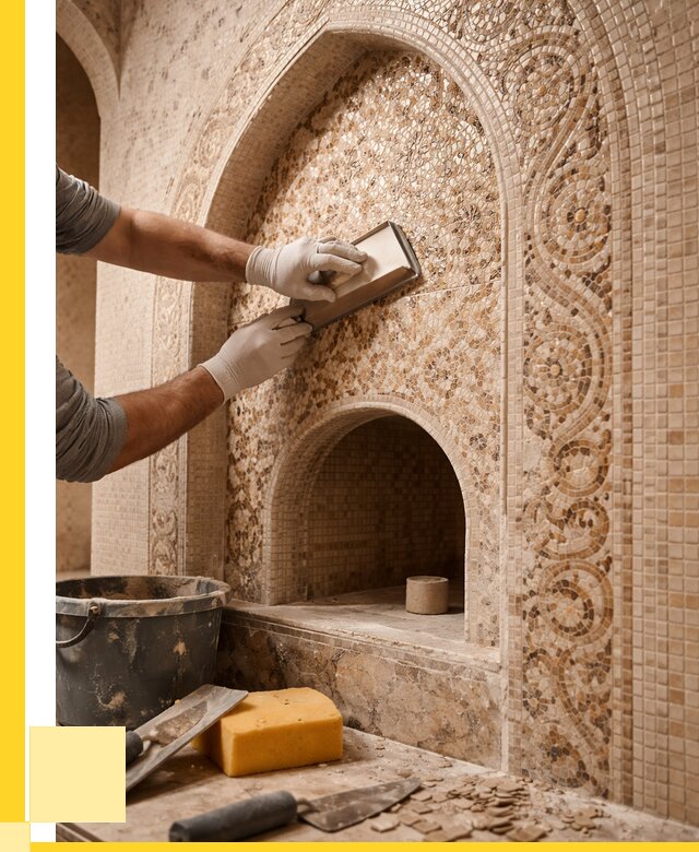 Мозаика для хамама в Прохладном под ключ от 5417 р. | ЭриданПрх