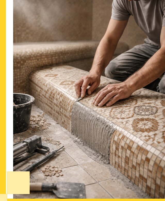 Плитка для хамама под ключ в Прохладном от 3792 р. | ЭриданПрх