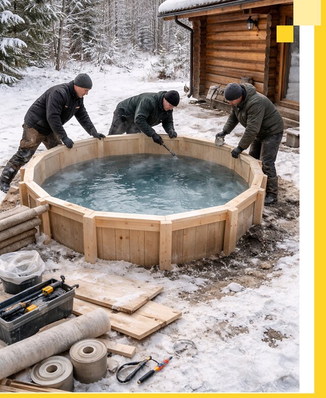 Изготовление и установка ледяных купелей под ключ в Прохладном