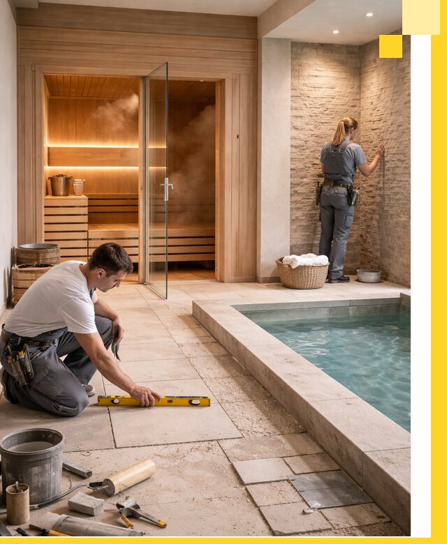 Комплексный дизайн и отделка интерьеров SPA под ключ в Прохладном